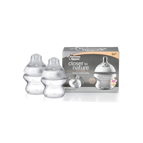 TOMMEE TIPPEE 2 BUTELIUKAI SU ŽINDUKAIS 150ml